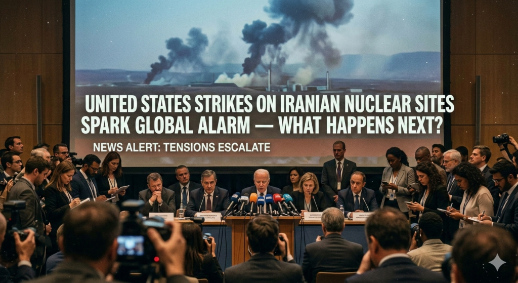 United States Strikes on Iranian Nuclear Sites Spark Global Alarm — What Happens Next?