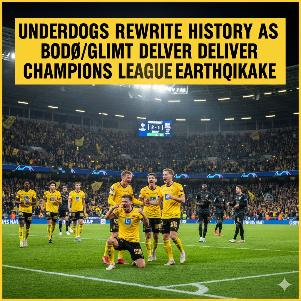 Underdogs Rewrite History as Bodø/Glimt Deliver Champions League Earthquake