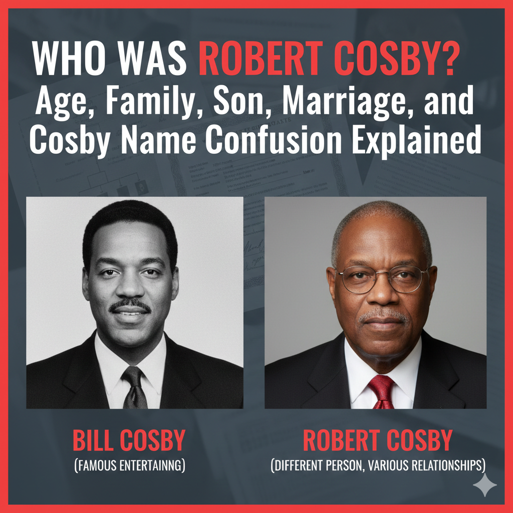 Who Was Robert Cosby? Age, Family, Son, Marriage, and Cosby Name Confusion Explained