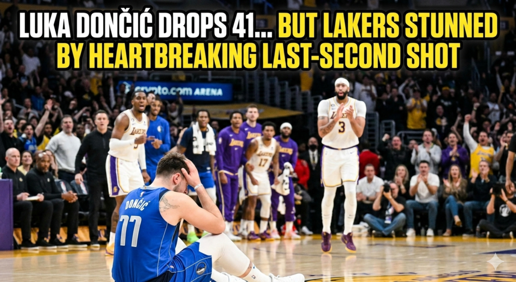 Luka Dončić Drops 41… But Lakers Stunned by Heartbreaking Last-Second Shot