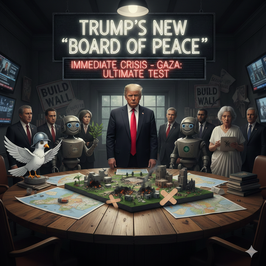 Trump launches Board of Peace to oversee Gaza reconstruction
