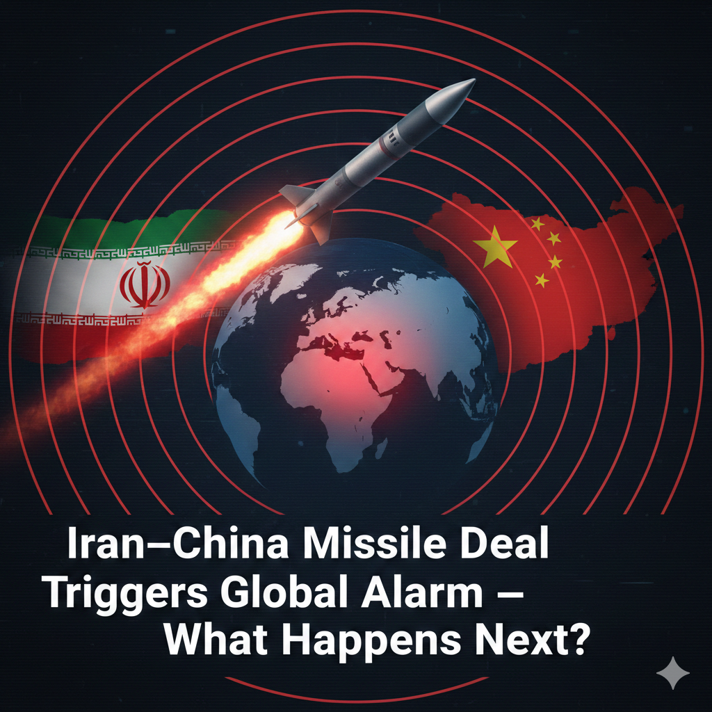 Iran–China Missile Deal Triggers Global Alarm — What Happens Next?