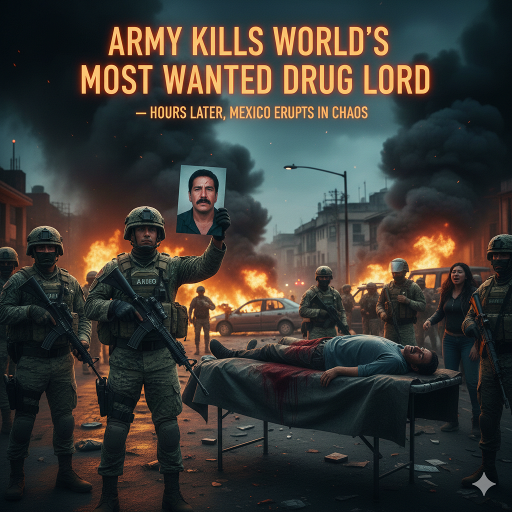 Army Kills World’s Most Wanted Drug Lord — Hours Later, Mexico Erupts in Chaos