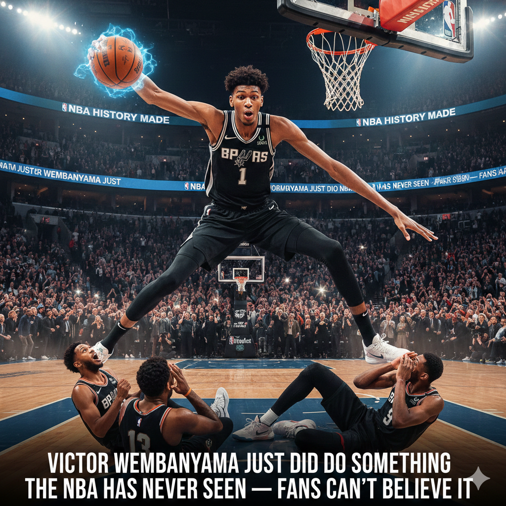 Victor Wembanyama Just Did Something the NBA Has Never Seen — Fans Can’t Believe It