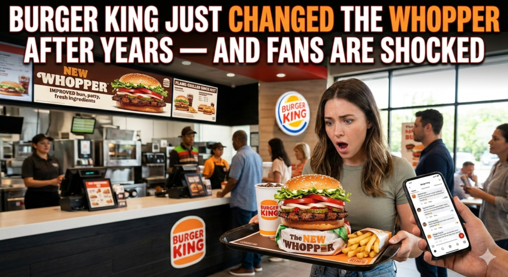 Burger King Just Changed the Whopper After Years — And Fans Are Shocked