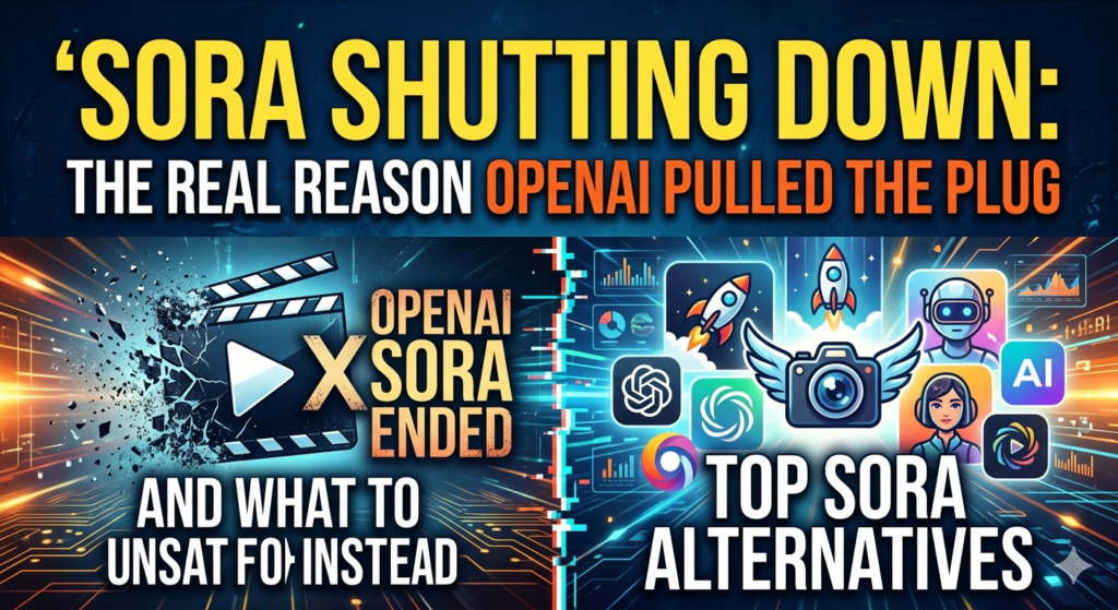 Sora Shutting Down: The Real Reason OpenAI Pulled the Plug — And What to Use Instead