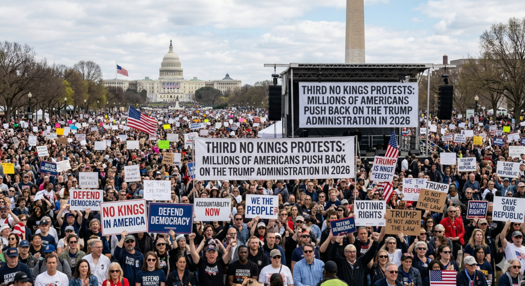 Third No Kings Protests: Millions of Americans Push Back on the Trump Administration in 2026
