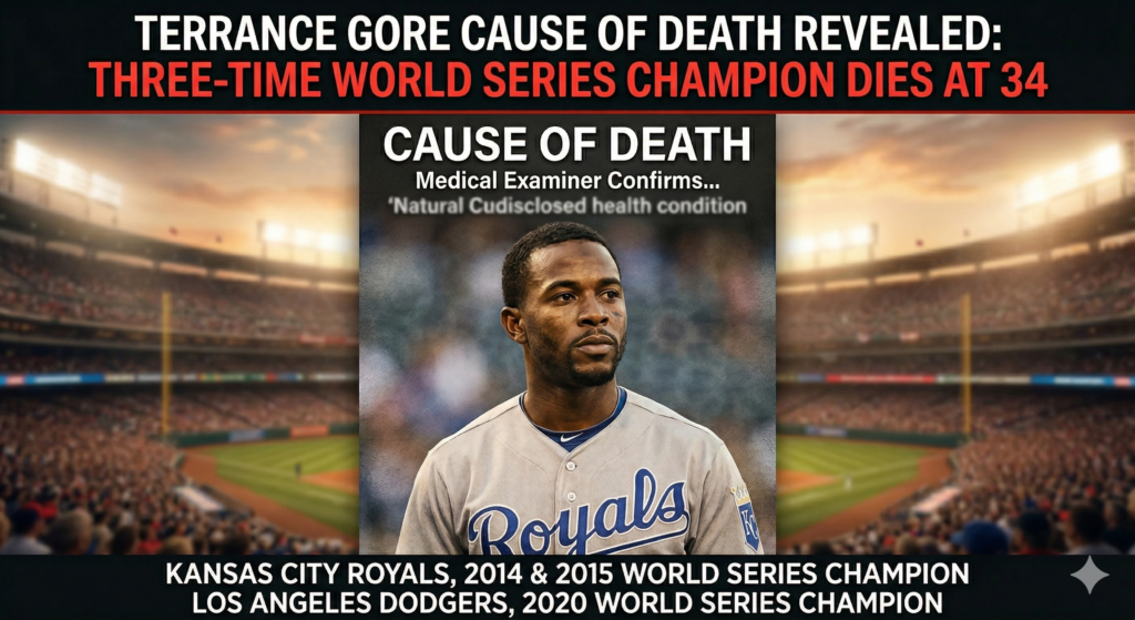 Terrance Gore Cause of Death Revealed
