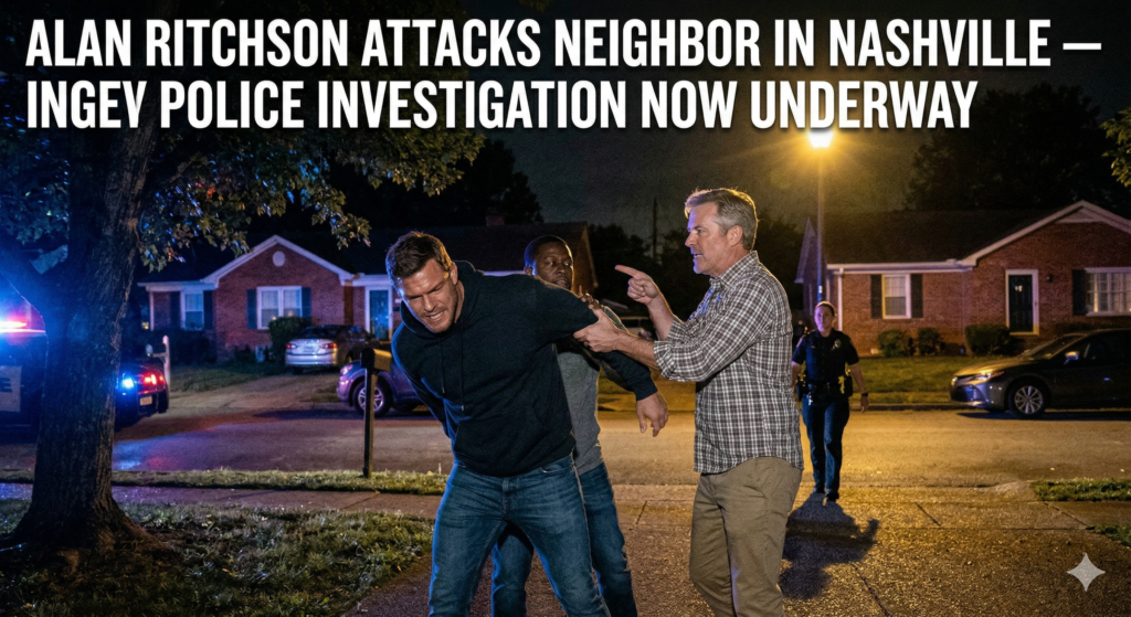 Alan Ritchson Attacks Neighbor in Nashville 