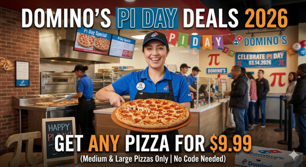 Domino's Pizza Pi Day Deals 2026