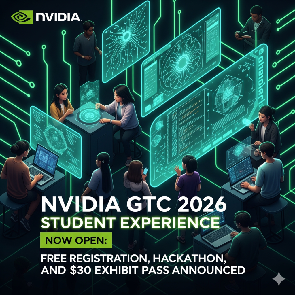 NVIDIA GTC 2026 Student Experience Now Open