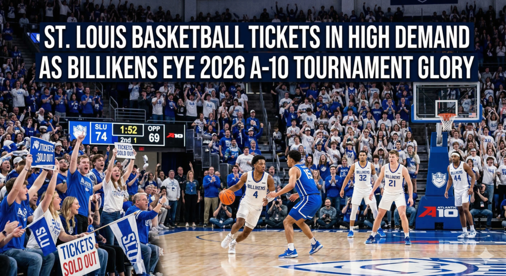 St Louis Basketball Tickets in High Demand as Billikens Eye 2026 A-10 Tournament Glory