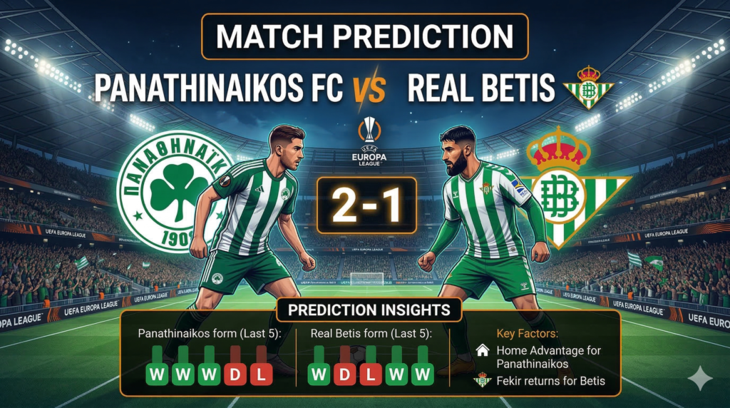 Panathinaikos FC vs Real Betis Prediction