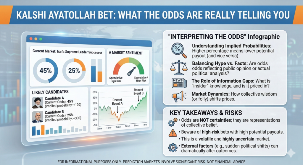 Kalshi Ayatollah Bet: What the Odds Are Really Telling You