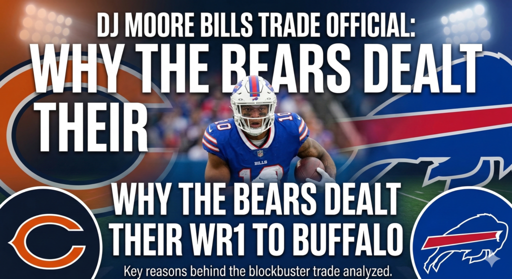 DJ Moore Bills Trade Official: Why the Bears Dealt Their WR1 to Buffalo