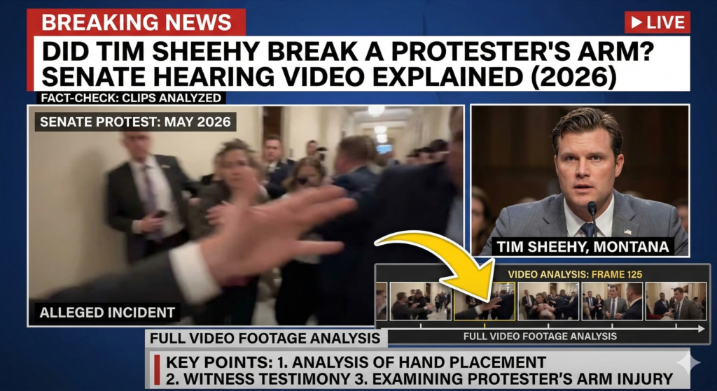 Did Tim Sheehy Break a Protester's Arm? Senate Hearing Video Explained (2026)