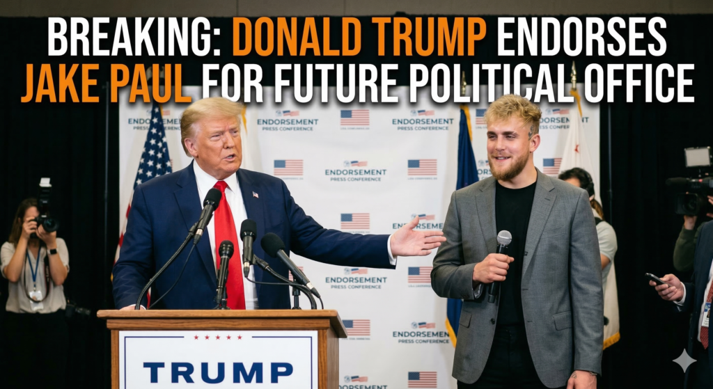 Breaking: Donald Trump Endorses Jake Paul for Future Political Office
