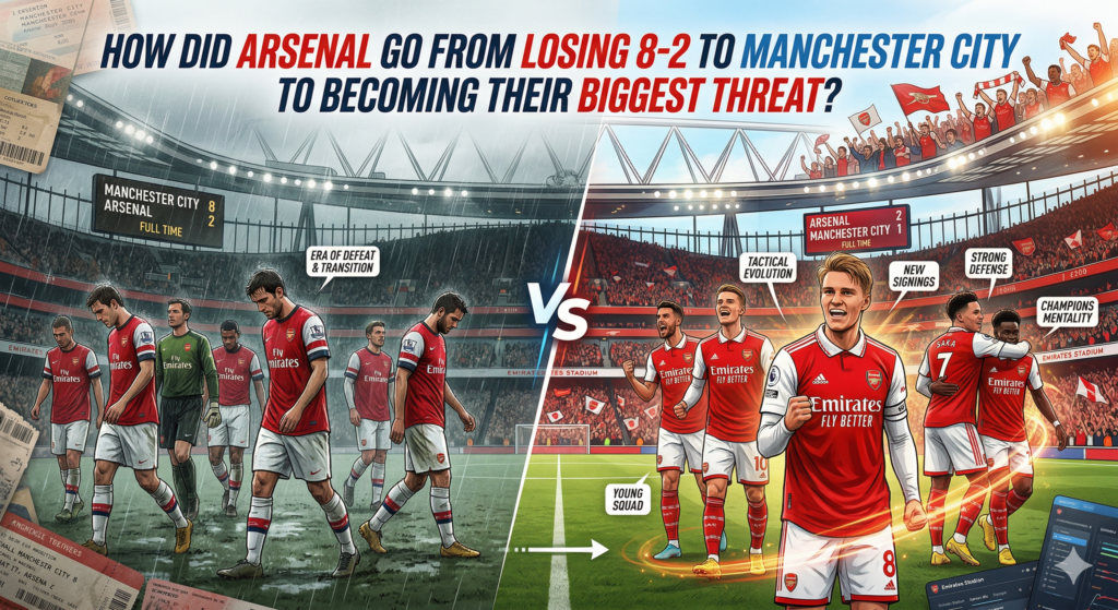 How Did Arsenal Go From Losing 8-2 to Manchester City to Becoming Their Biggest Threat?