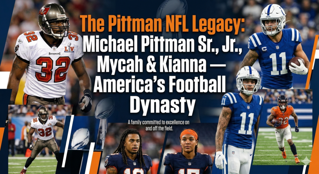 The Pittman NFL Legacy: Michael Pittman Sr., Jr., Mycah & Kianna — America's Football Dynasty
