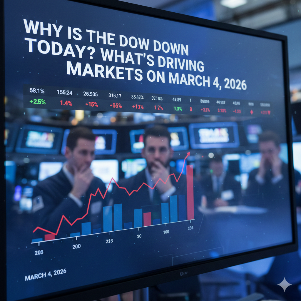 Why Is the Dow Down Today? What’s Driving Markets on March 4, 2026