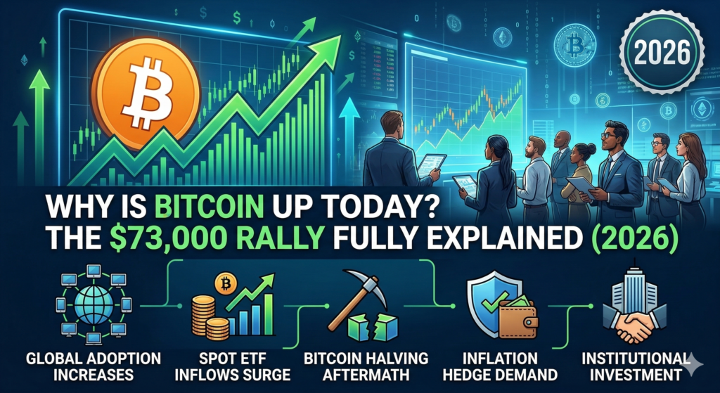 Why Is Bitcoin Up Today? The $73,000 Rally Fully Explained (2026)
