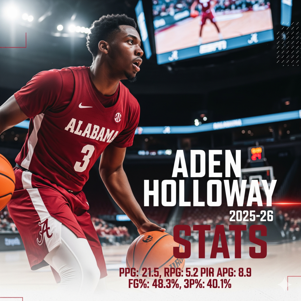 Aden Holloway Stats