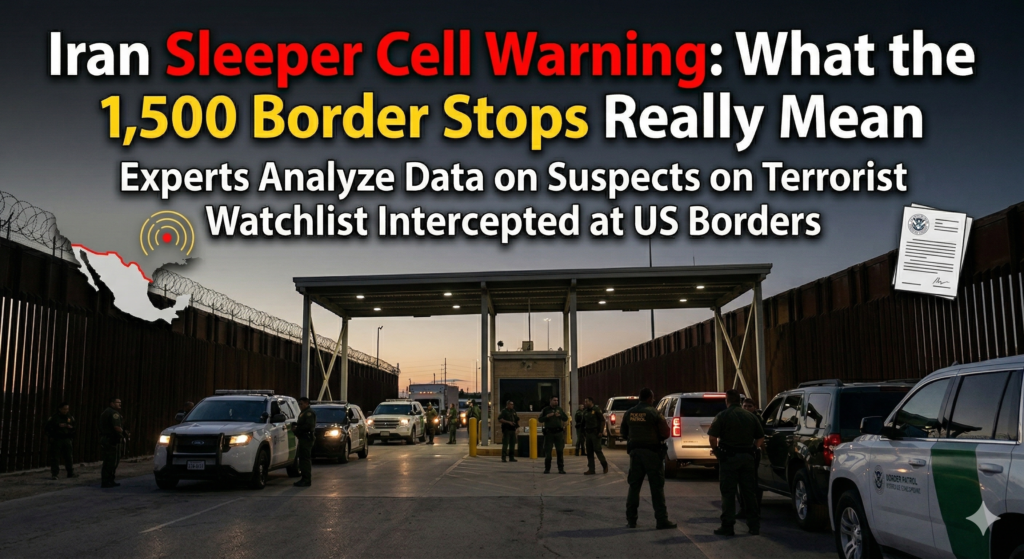 Iran Sleeper Cell Warning: What the 1500 Border Stops Really Mean