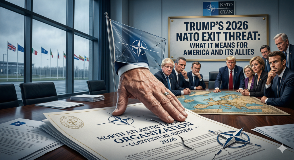 Trump’s 2026 NATO Exit Threat