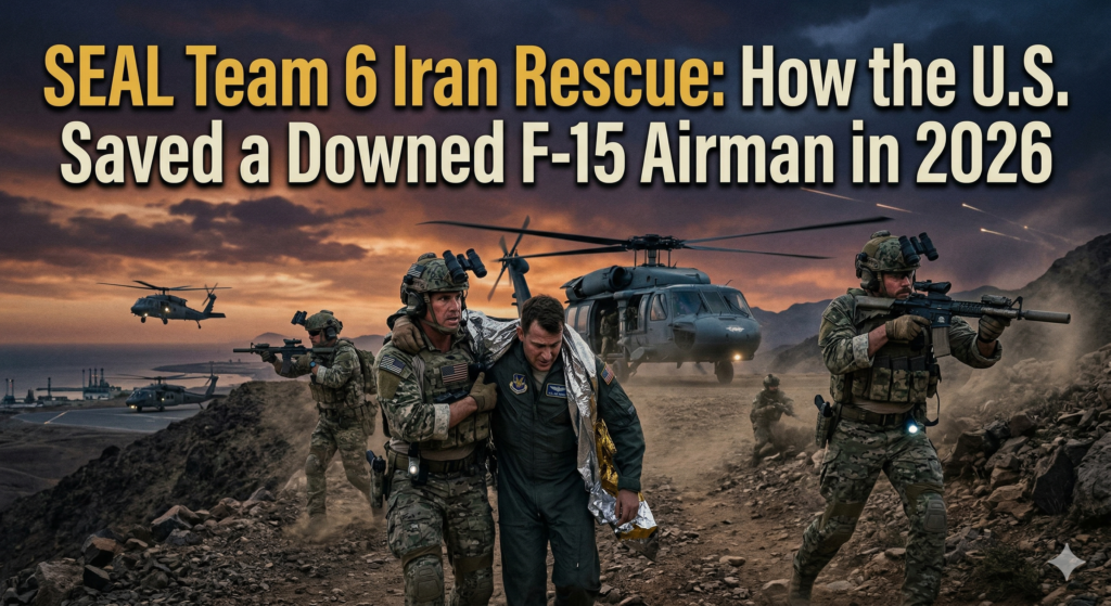 SEAL Team 6 Iran Rescue: How the U.S. Saved a Downed F-15 Airman in 2026