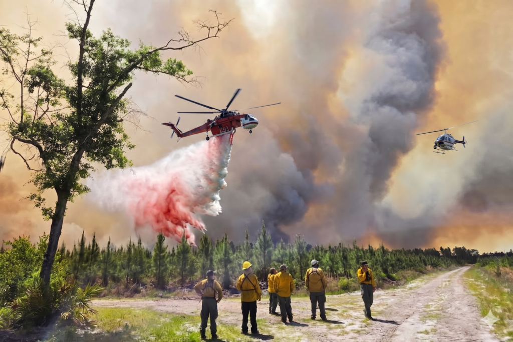 Families Fleeing, Homes Destroyed: Inside the Georgia Florida Wildfires of 2026